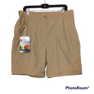 Nwt Exofficio Women's Buzz Off Insect Shield Shorts Large (14-16)